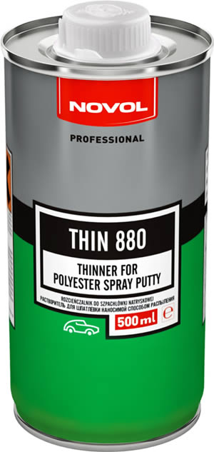 Ředidlo Novol Thin 880 pro stříkací tmel 0,5l