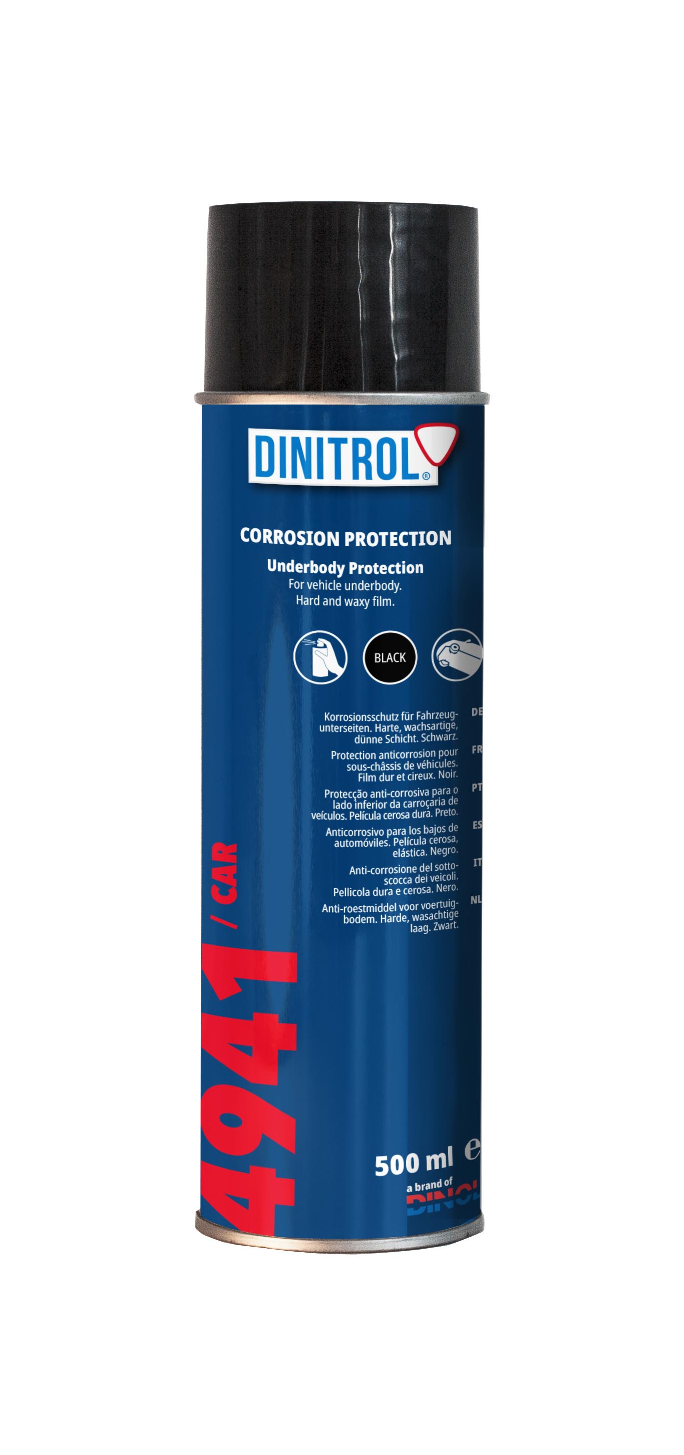 Vosk na podvozky DINITROL 4941/CAR sprej 500ml