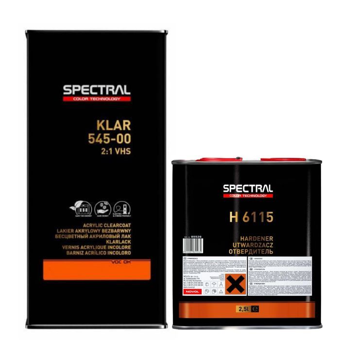 Bezbarvý lak Spectral 545-00 5l + tužidlo H6115 2,5l (+dárek)