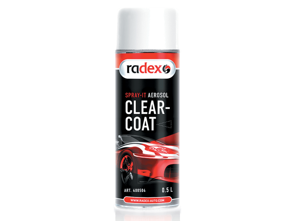 Sprej bezbarvý lak Radex lesklý akrylát 500ml