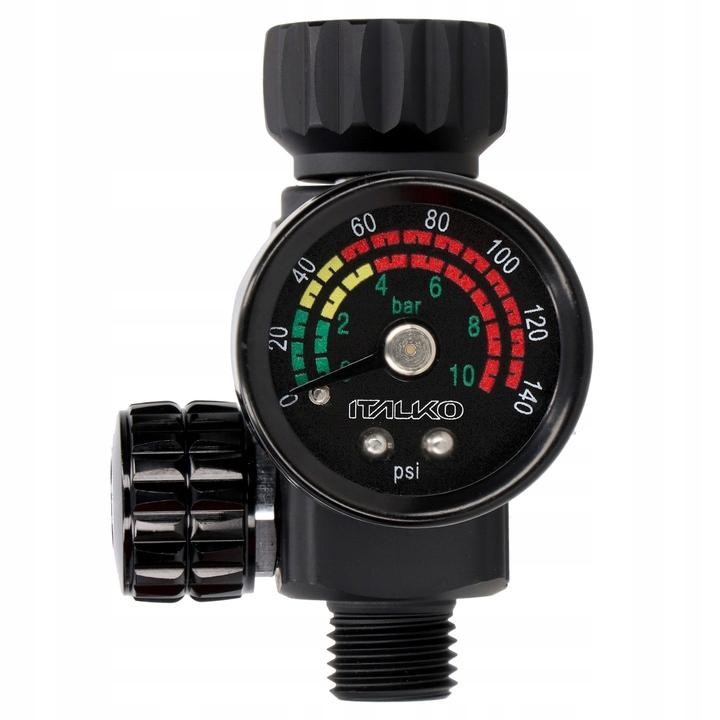 Regulátor tlaku s manometrem Italko pod pistoli 